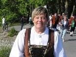 Helga Rieder die Obfrau der Trachtegruppe Wolfurt