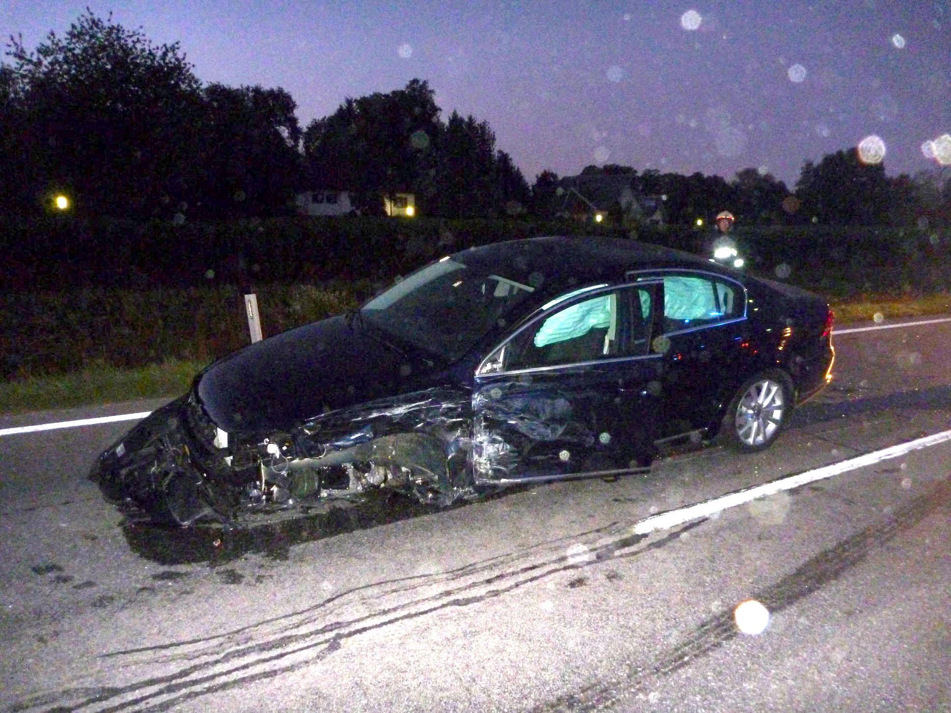 Gekracht hat es in Kotting beim Abbiegen Gekracht hat es in Kotting beim Abbiegen