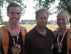 Schatzmann und Klien mit Trainer Hans Frei Schatzmann und Klien mit Trainer Hans Frei