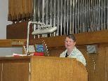 Seit 26 Jahren spielt ist Martina Hummer die Organistin in Vandans.