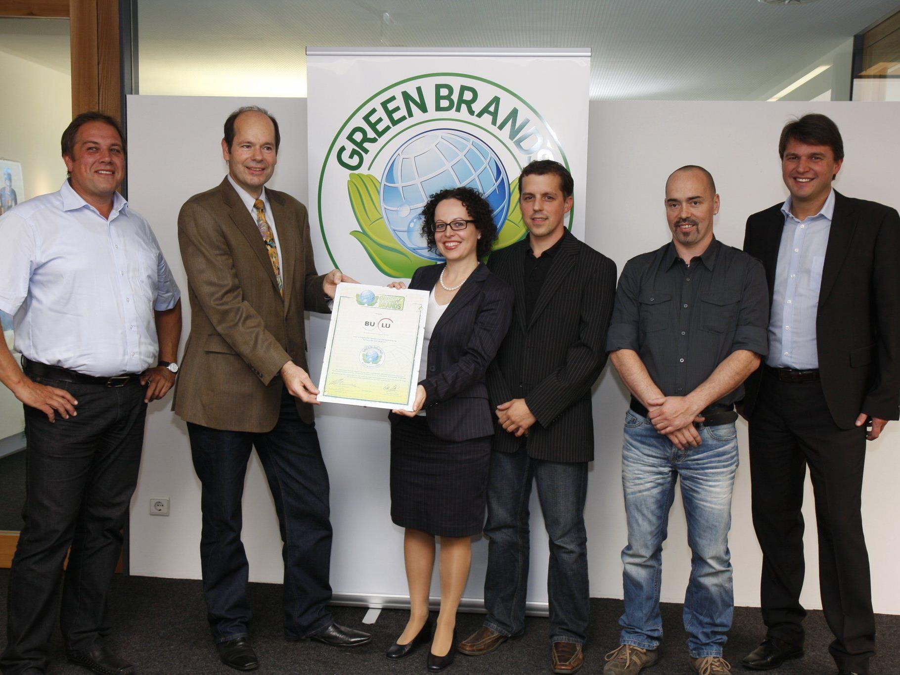 Die BuLu gehört nun als erste Vorarlberger Firma zu den Green Brands.