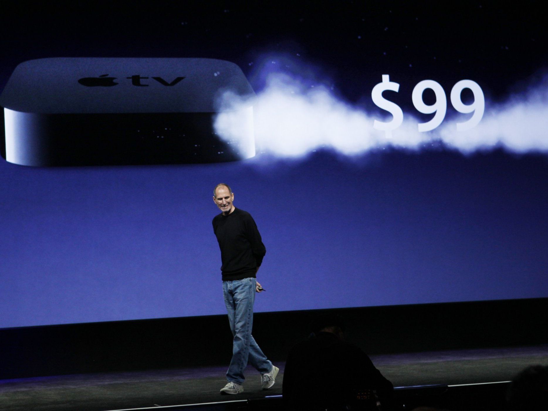 Steve Jobs arbeitete angeblich auch an einem Fernsehgerät. Steve Jobs arbeitete angeblich auch an einem Fernsehgerät.