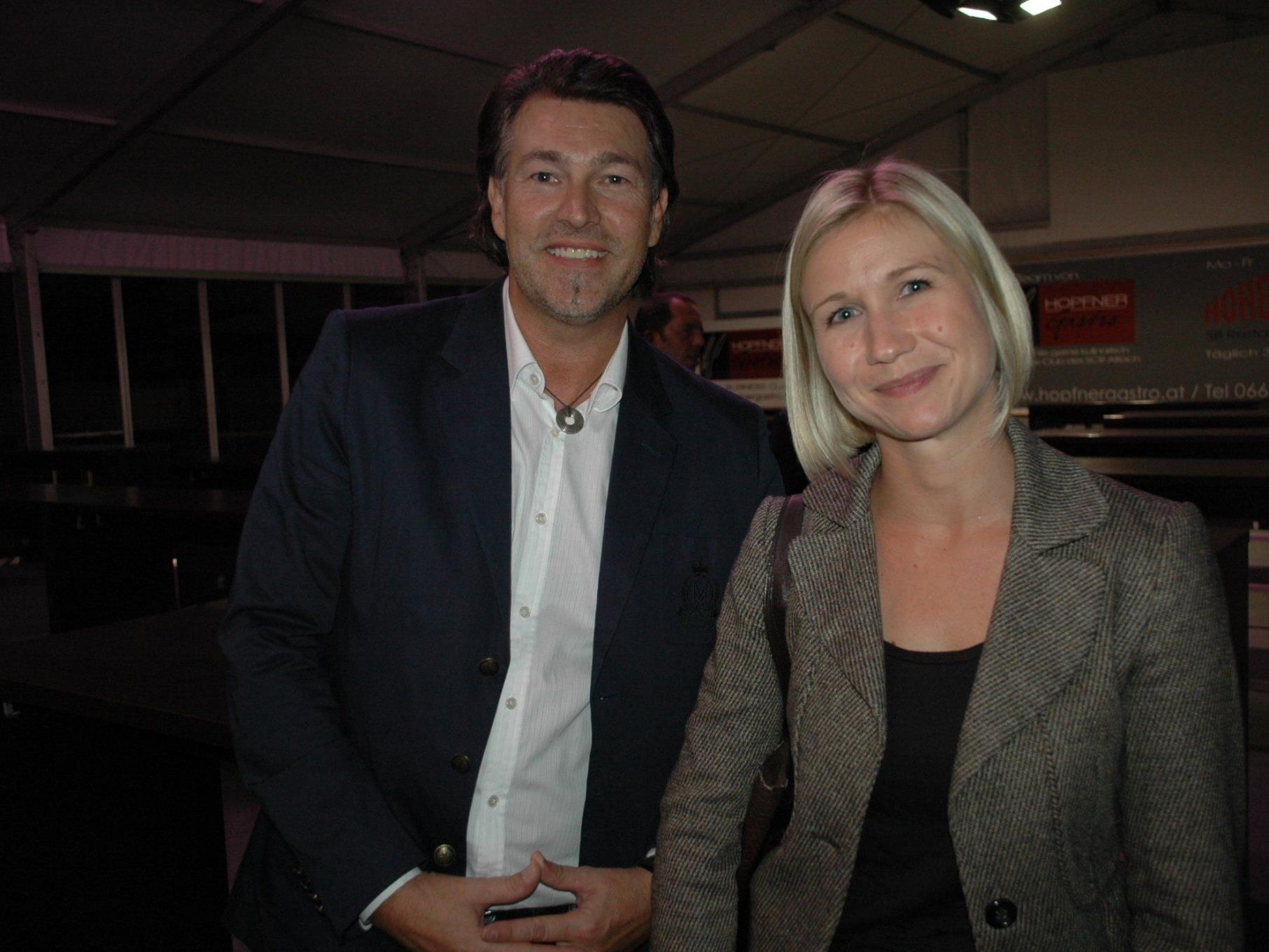 Günther Plaickner & Stefanie Kopf waren auch beim ersten Treffen der "Wirtschaft amKumma"