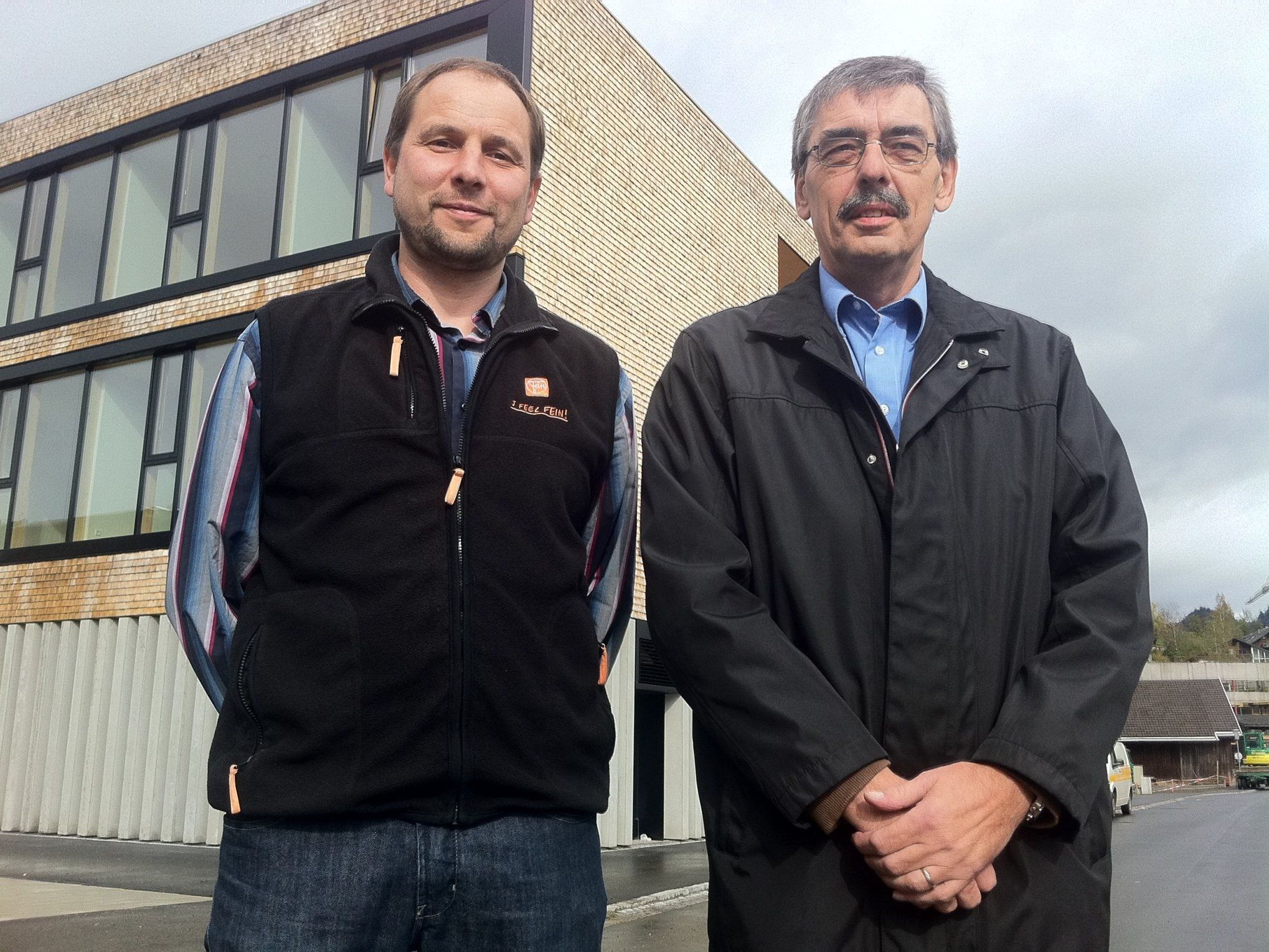Heimleiter Johannes Kaserer und Bürgermeister Norbert Fink Heimleiter Johannes Kaserer und Bürgermeister Norbert Fink