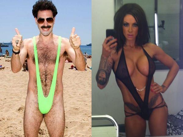 Borat oder Jodie Marsh - wem steht der Makini besser?