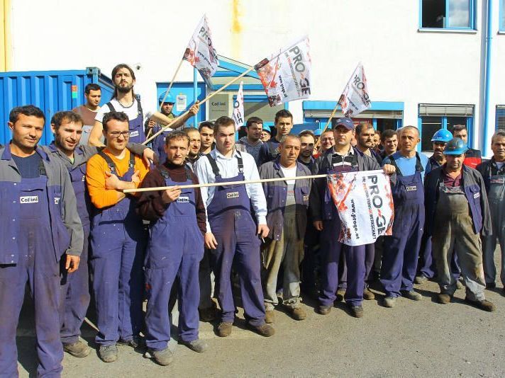 Warnstreik bei Collini in Bludesch Warnstreik bei Collini in Bludesch