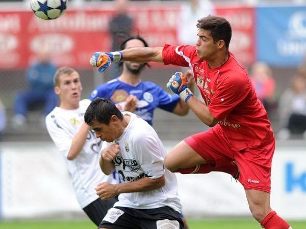 Altach-Goalie Kevin Fend will einen ruhigen Nachmittag erleben. Altach-Goalie Kevin Fend will einen ruhigen Nachmittag erleben.