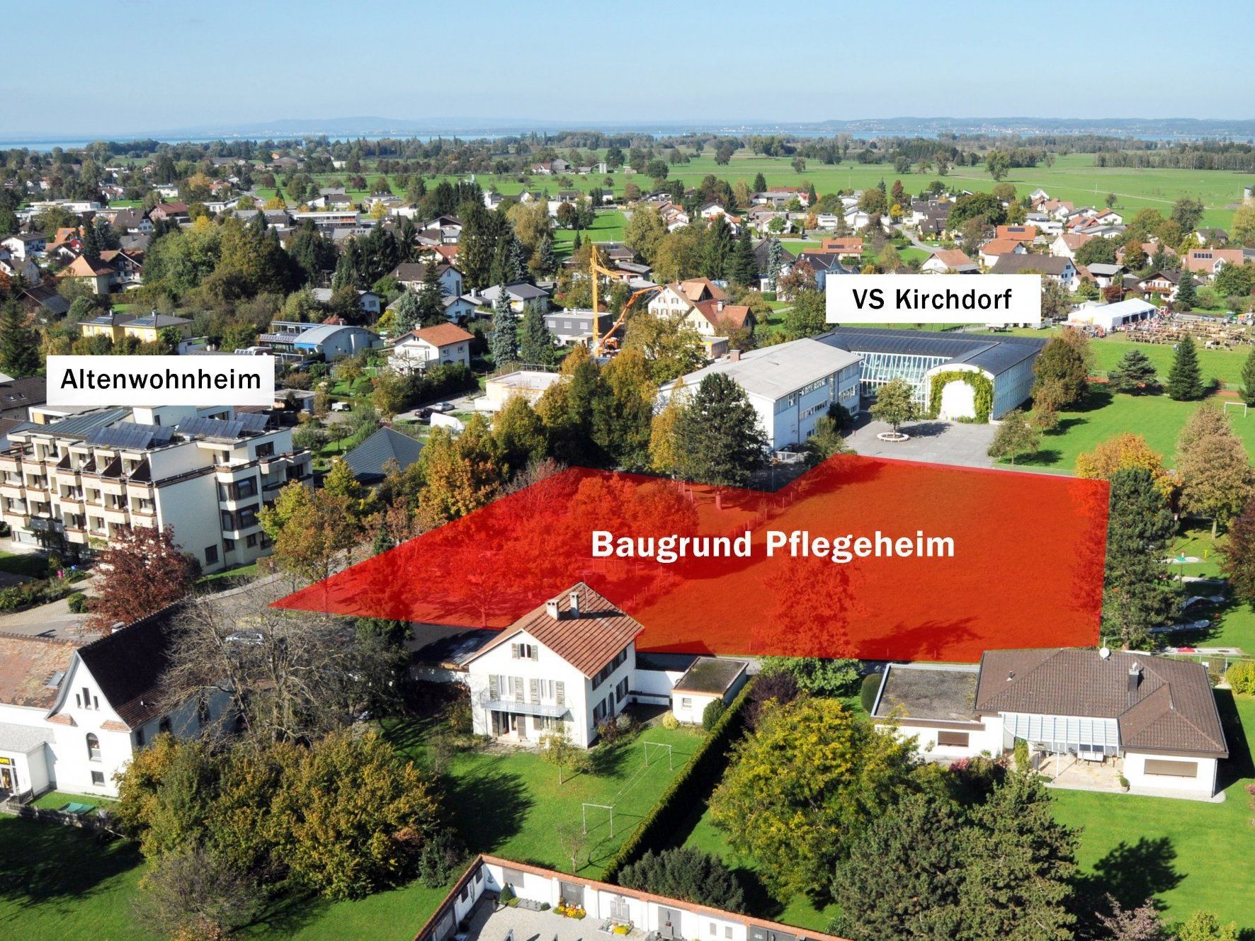 Hier soll das neue Pflegeheim gebaut werden. Hier soll das neue Pflegeheim gebaut werden.