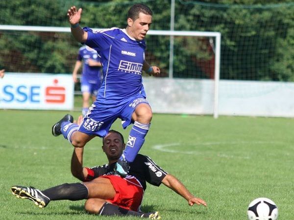 Andelsbuch-Stürmer Ueverton da Silva will mit seiner Elf gewinnen. Andelsbuch-Stürmer Ueverton da Silva will mit seiner Elf gewinnen.