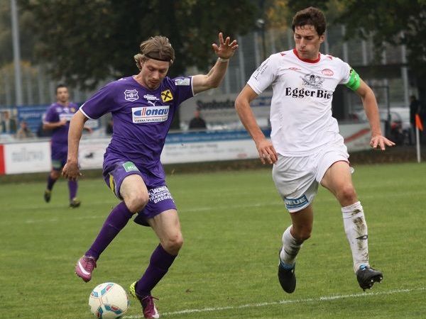 Sem Kloser schoss für Viktoria in Feldkirch das Goldtor. Sem Kloser schoss für Viktoria in Feldkirch das Goldtor.