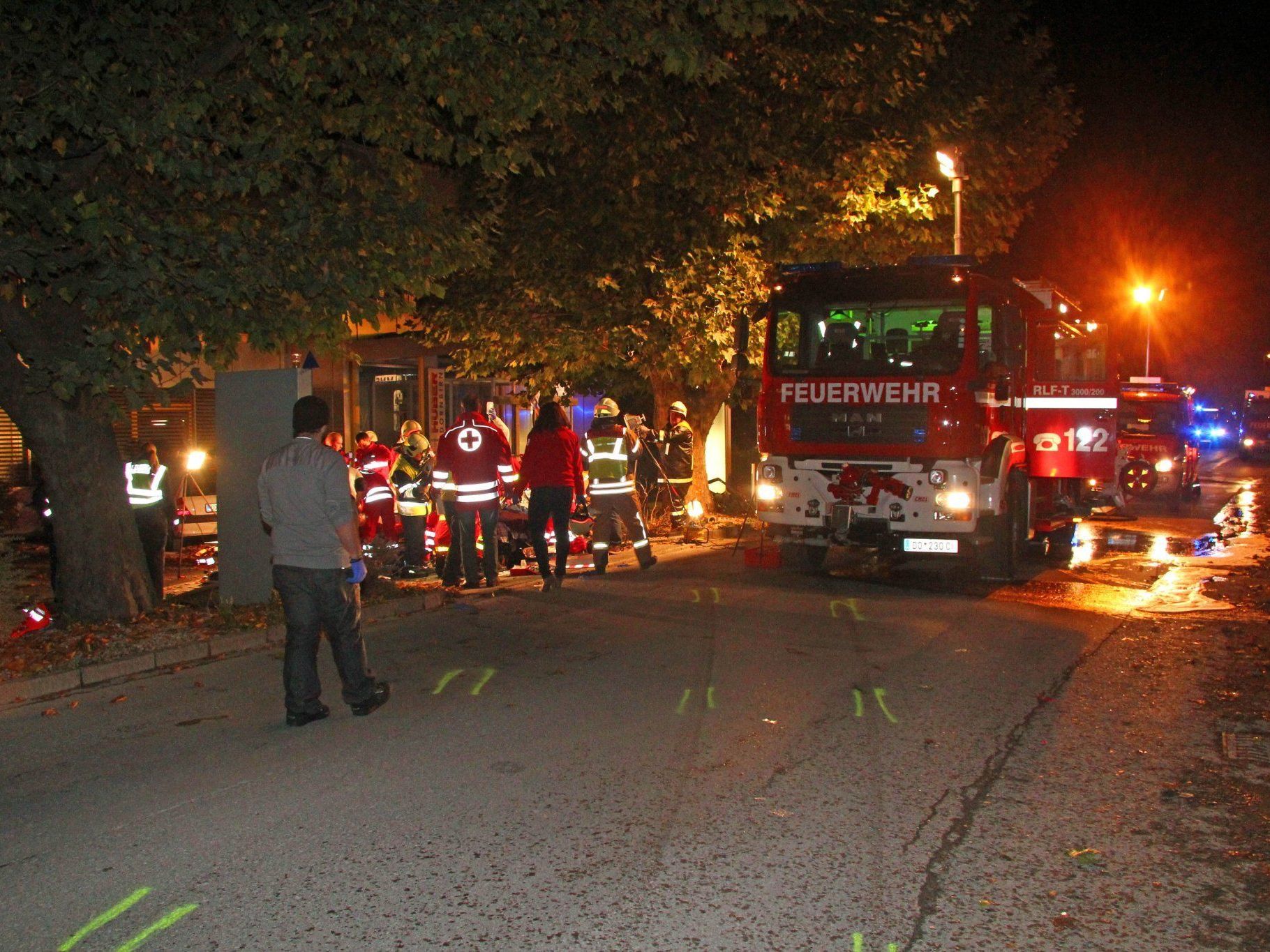 Tödlicher Verkehrsunfall in Dornbirn. Tödlicher Verkehrsunfall in Dornbirn.