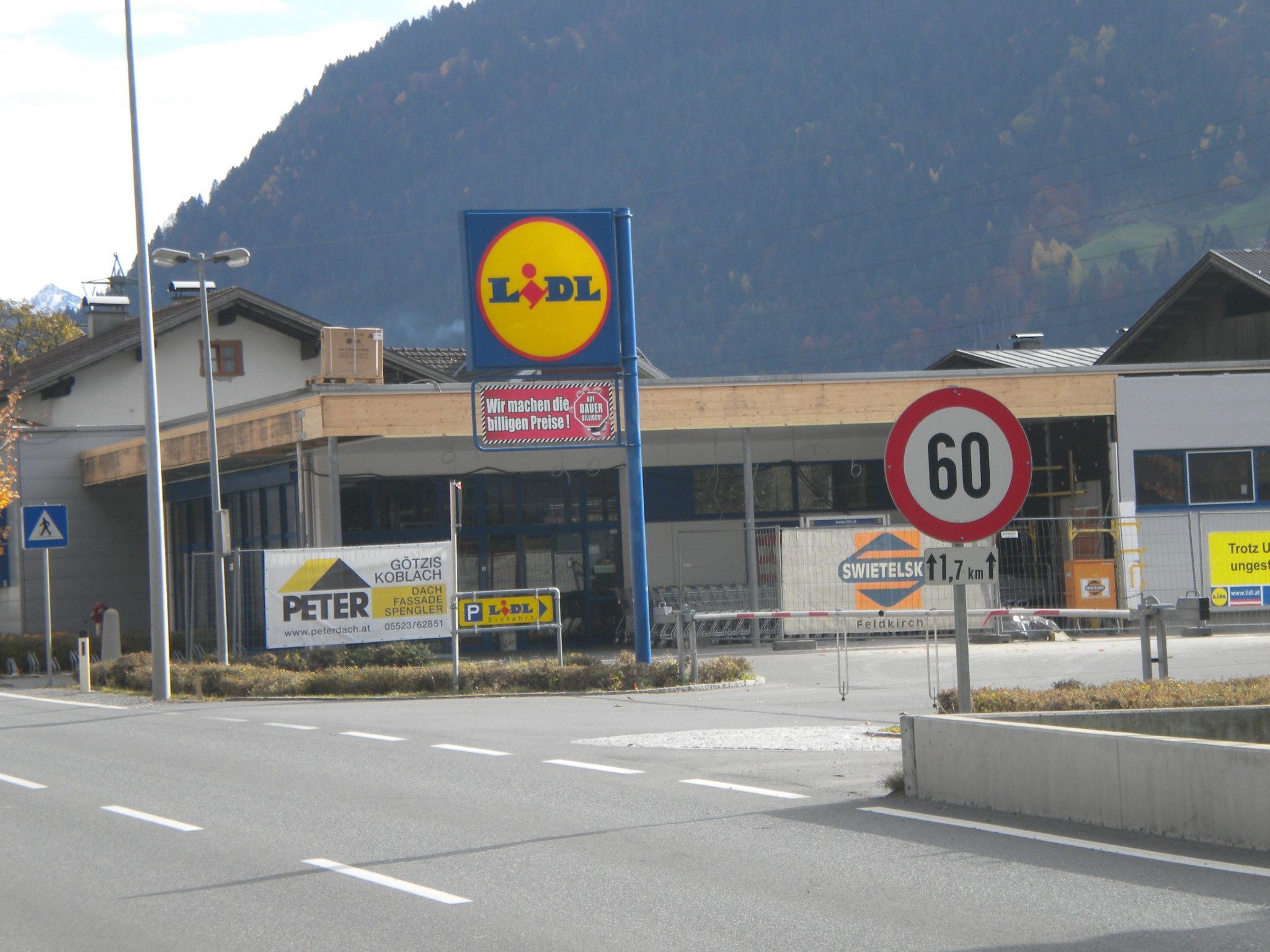 Umbau bei Lidl in Schruns geht in die Endphase Umbau bei Lidl in Schruns geht in die Endphase