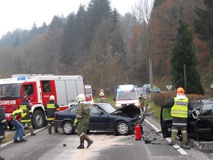Schwerer Verkehrsunfall in Oberösterreich Schwerer Verkehrsunfall in Oberösterreich