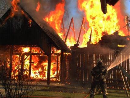 Haus in der Steiermark fing Feuer