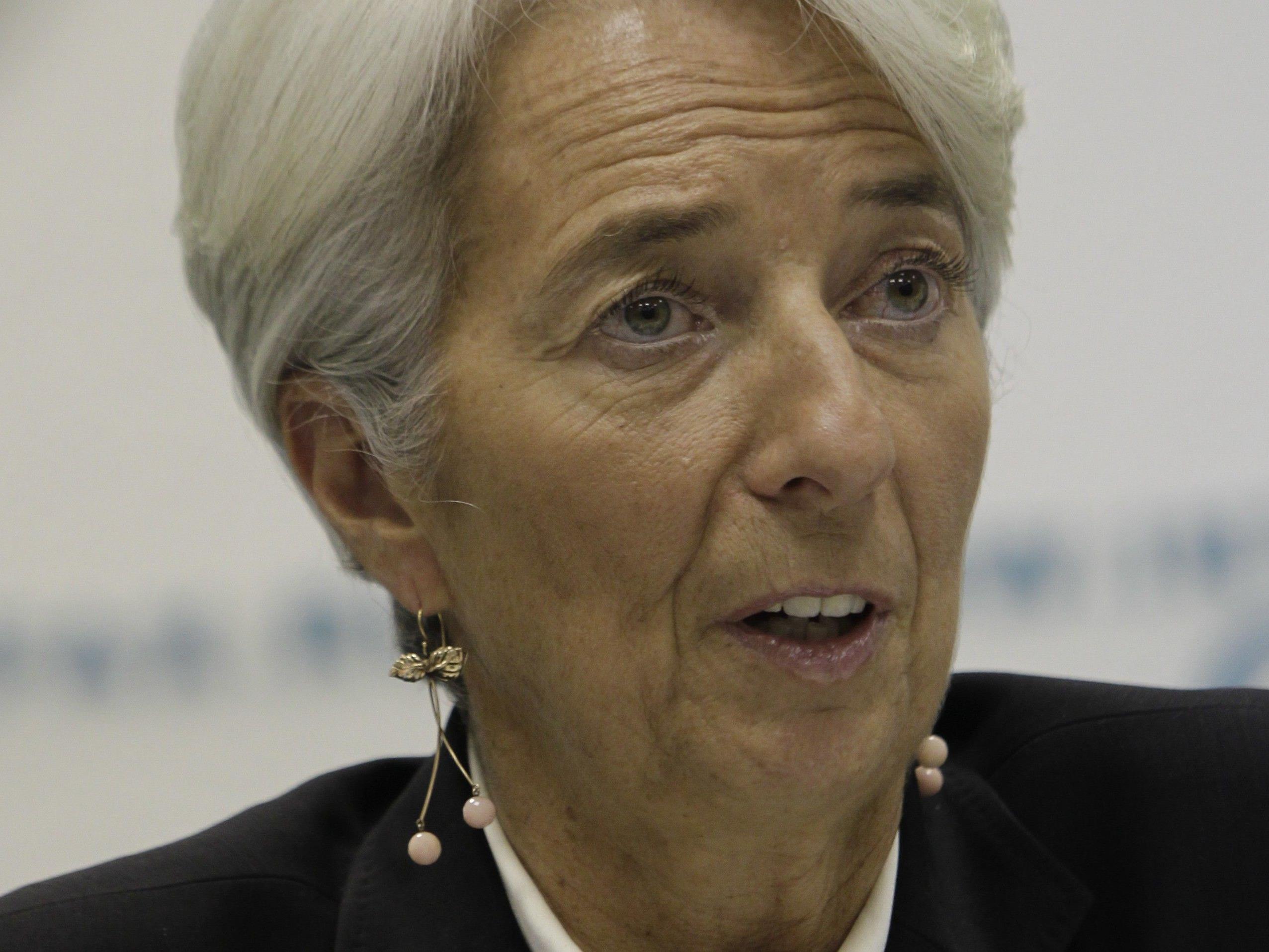 Christine Lagarde warnt vor einem "verlorenen Jahrzehnt"