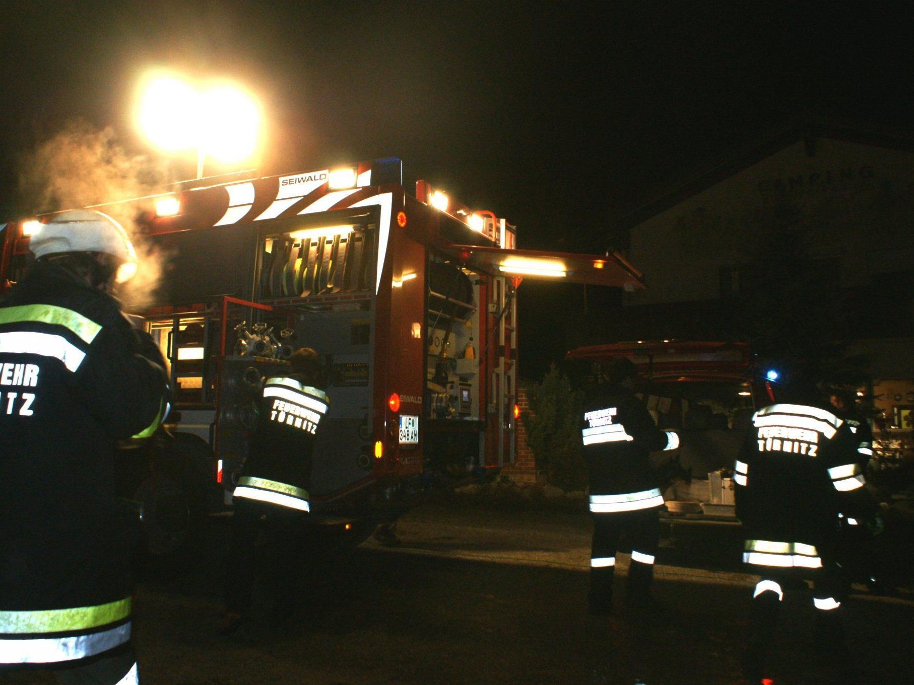 Eine Kellersauna fing in Türnitz Feuer.