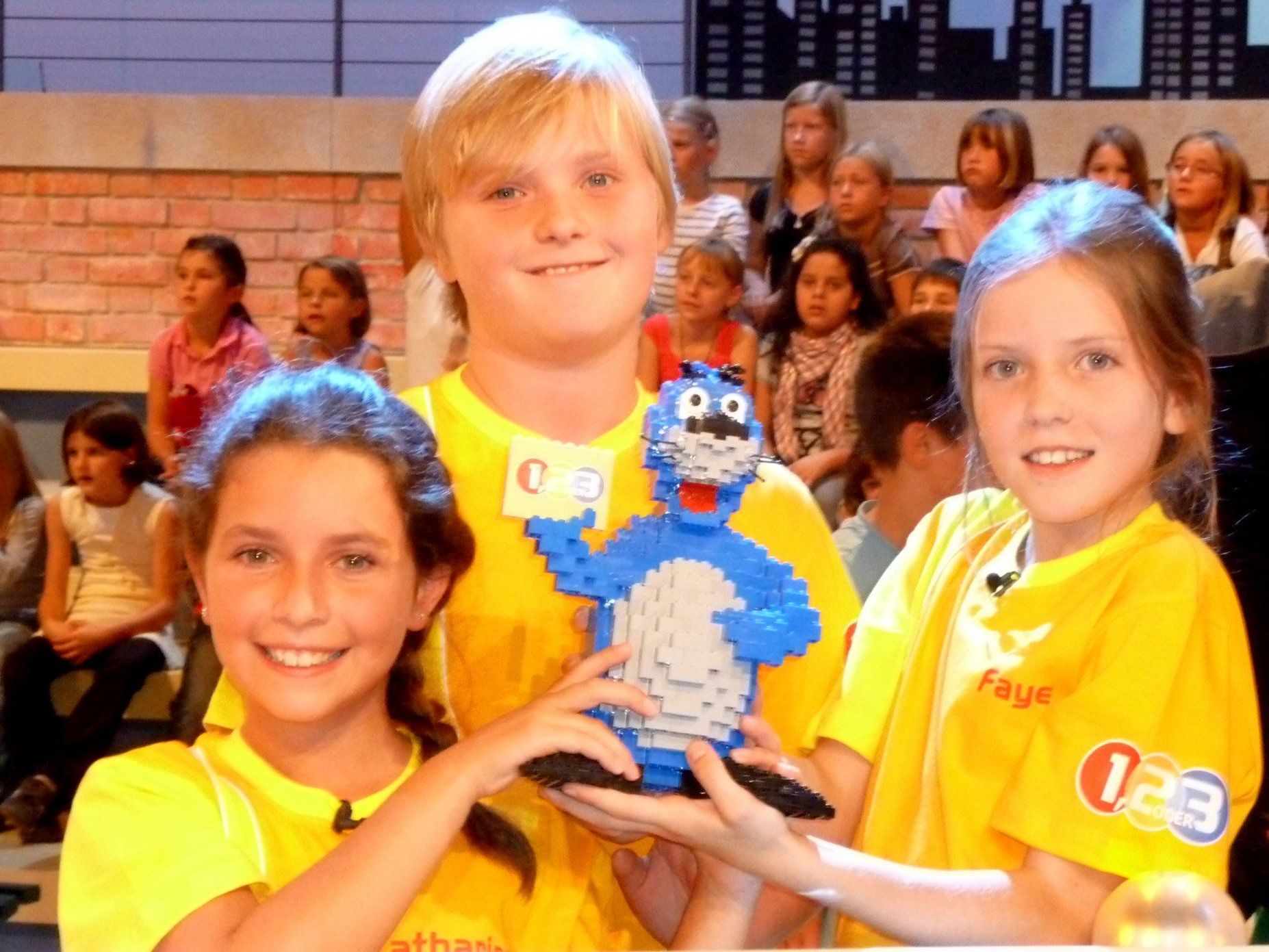 Katharina Hehle, Lukas Schiller und Faye Bellet siegten bei „1, 2 oder 3“. Katharina Hehle, Lukas Schiller und Faye Bellet siegten bei „1, 2 oder 3“.