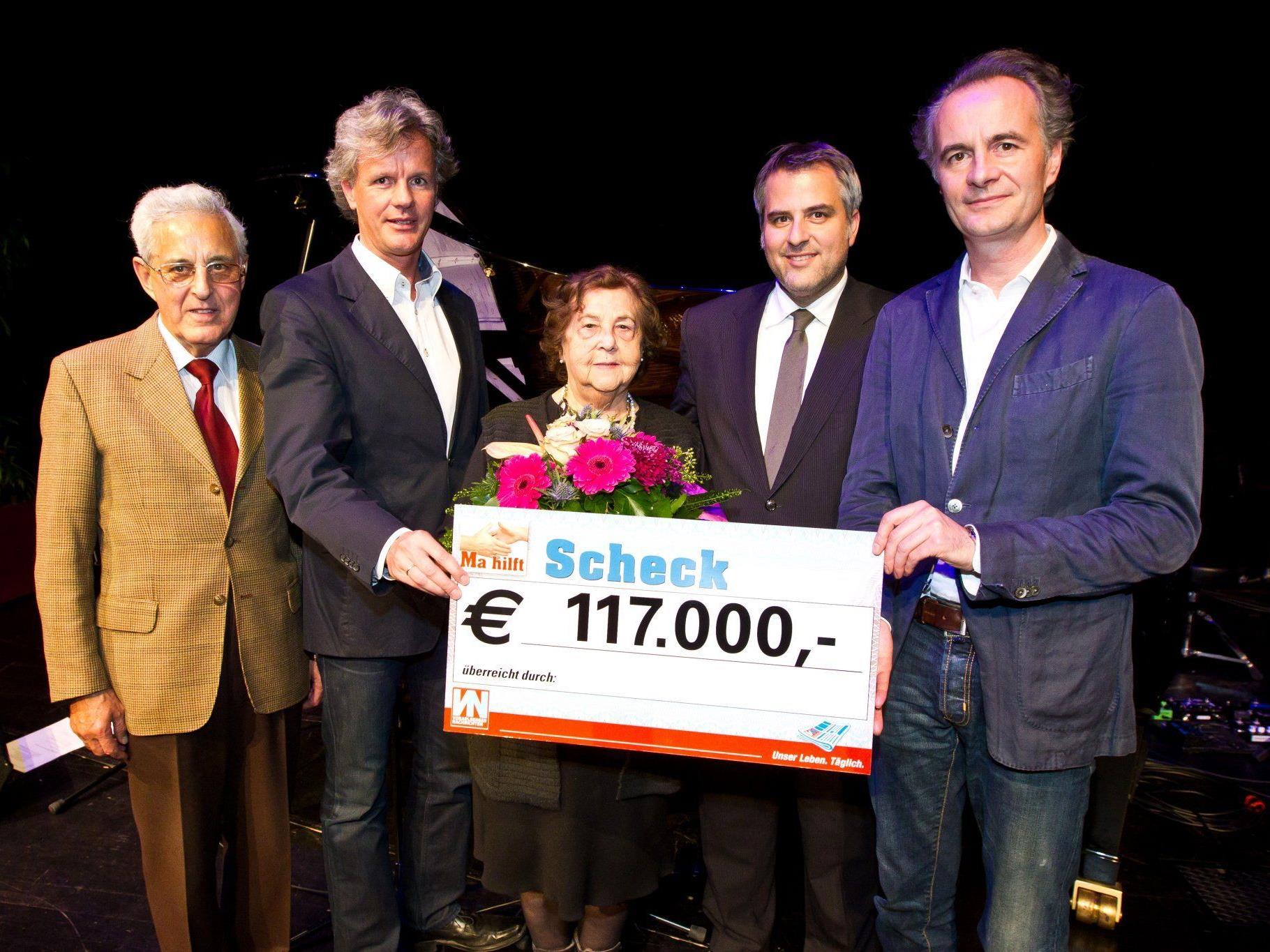 117.000 Euro Reinerlös aus der diesjährigen „Ma hilft“-Gala