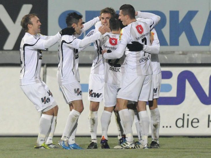 Das Team des SCR Altach hofft auf viele Fans Das Team des SCR Altach hofft auf viele Fans