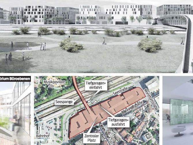 Die neue Seestadt in Bregenz. Das Millionenprojekt soll bis 2015 fertig sein.