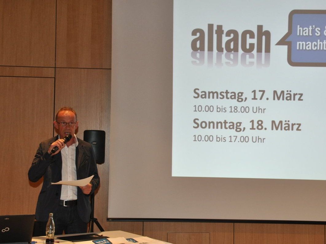 Wirtschaftsausschussobmann und Vize-Bgm. Franz Kopf informierte über „Altach hat´s & macht´s“. Wirtschaftsausschussobmann und Vize-Bgm. Franz Kopf informierte über „Altach hat´s & macht´s“.