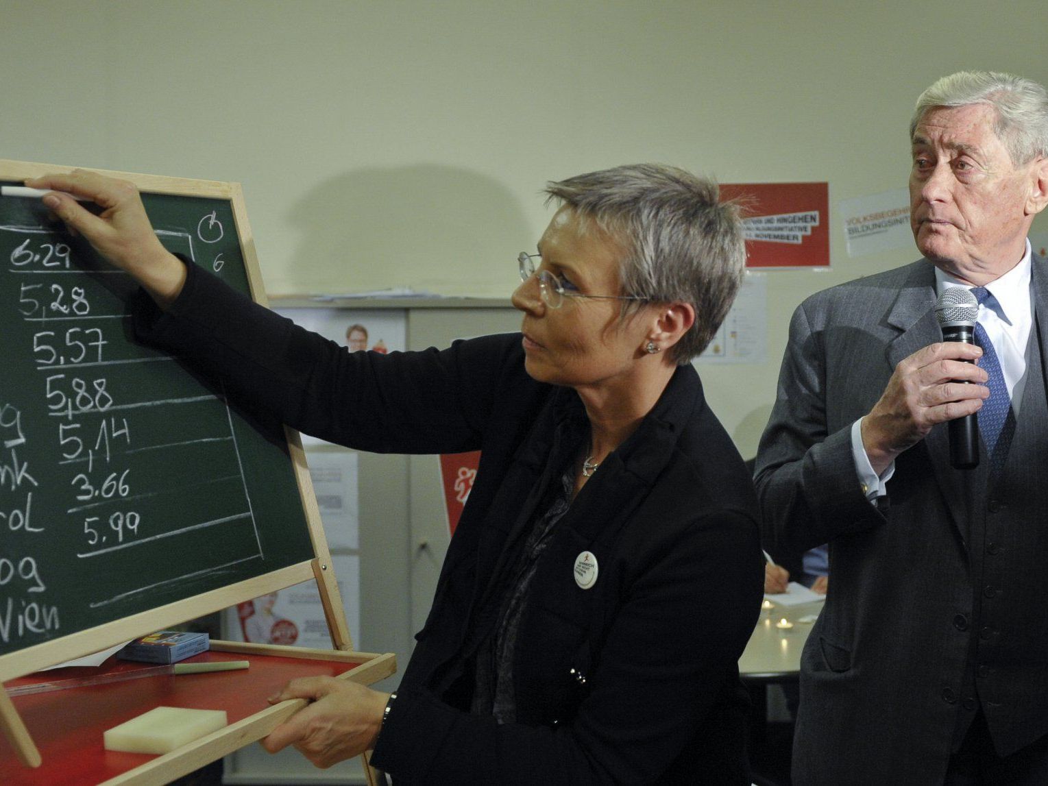 Das Bildungsvolksbegehren blieb hinter den Erwartungen des Initiators Hannes Androsch zurück. Das Bildungsvolksbegehren blieb hinter den Erwartungen des Initiators Hannes Androsch zurück.