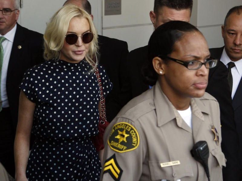 Lindsay Lohan ist wieder auf freiem Fuß. Lindsay Lohan ist wieder auf freiem Fuß.