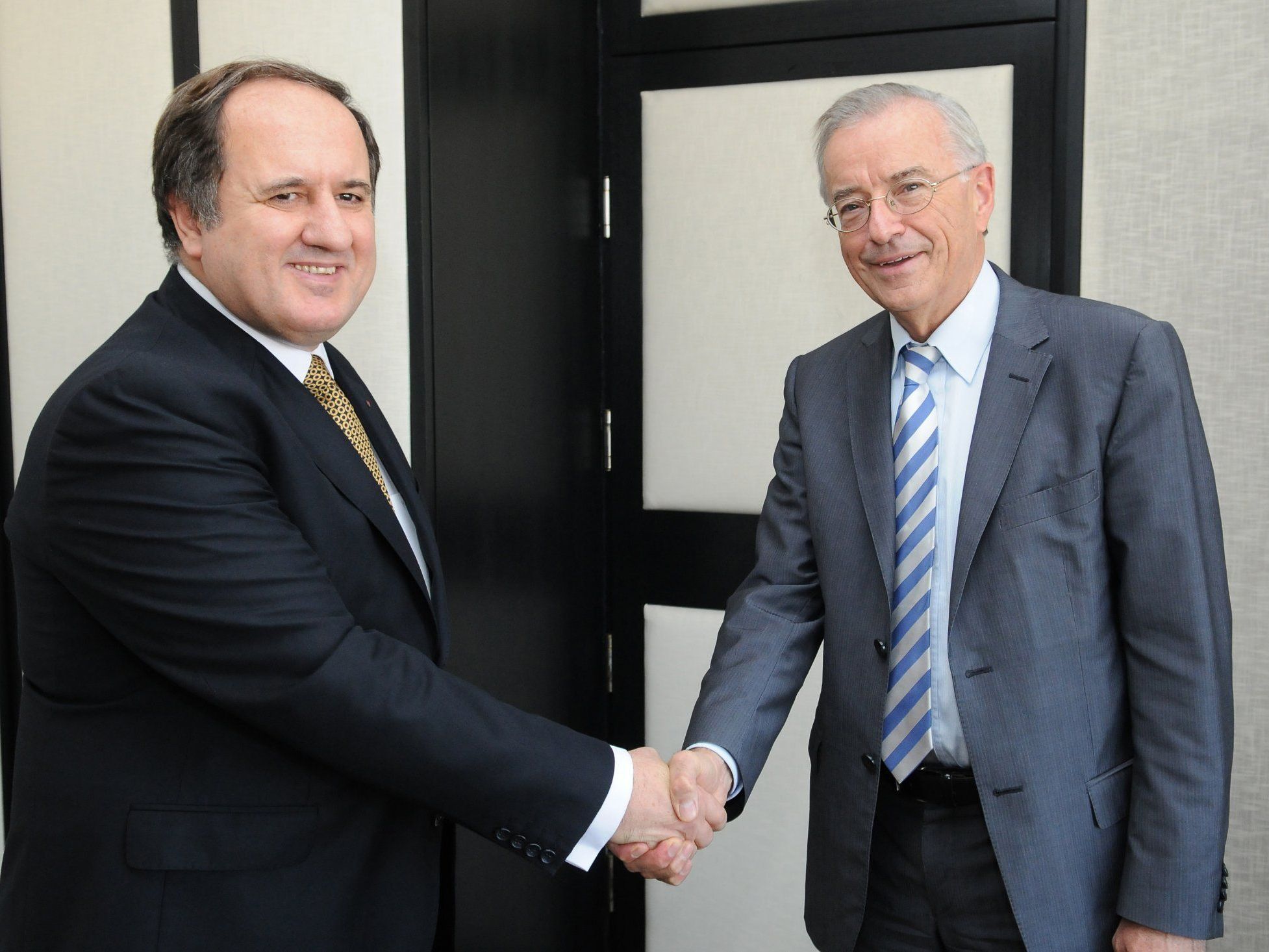 Gedankenaustausch mit Landeshauptmann Herbert Sausgruber. Gedankenaustausch mit Landeshauptmann Herbert Sausgruber.