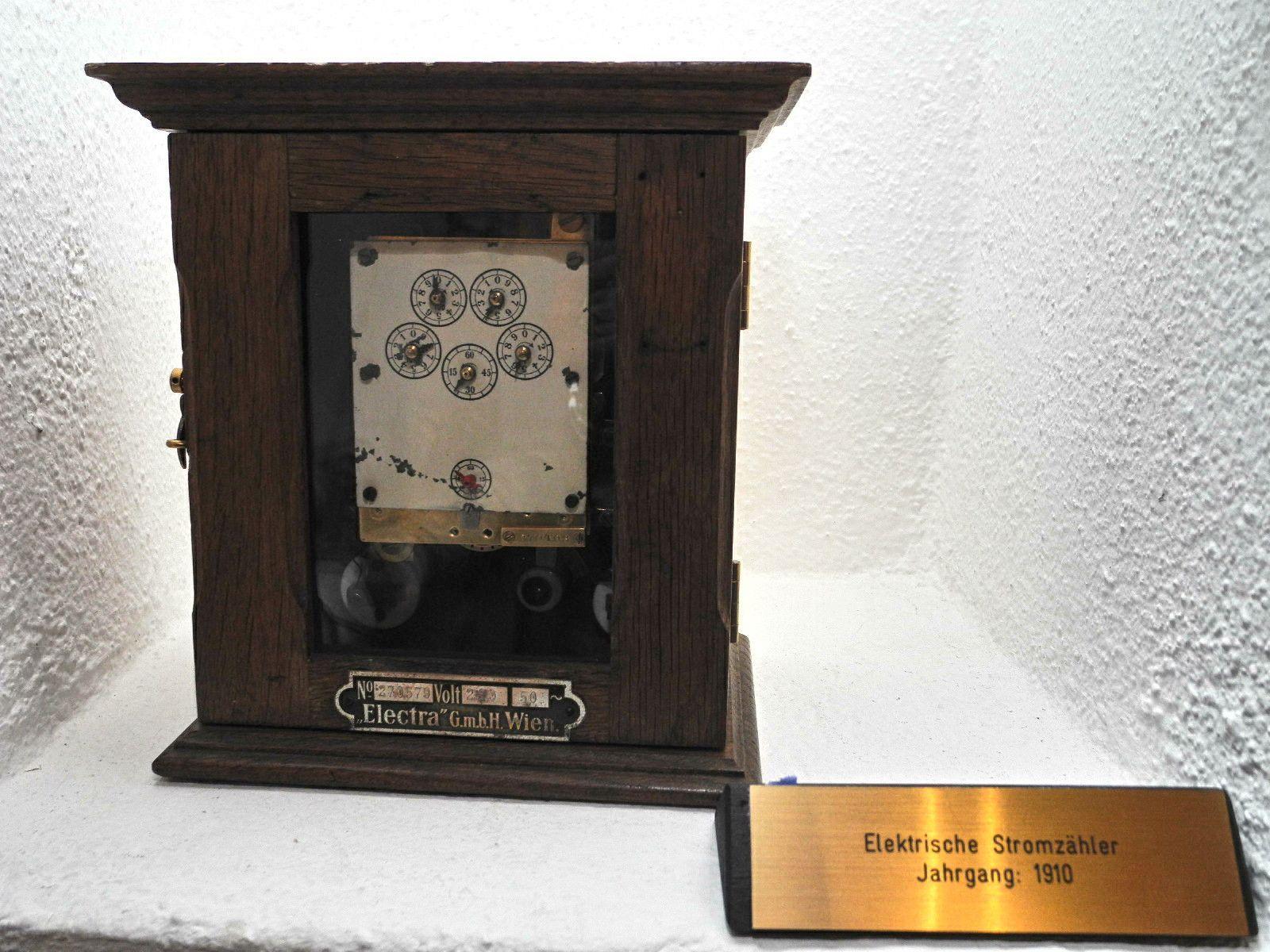 Mit diesem "Stromzähler wurde vor 100 Jahren der Stromberbrauch gemessen