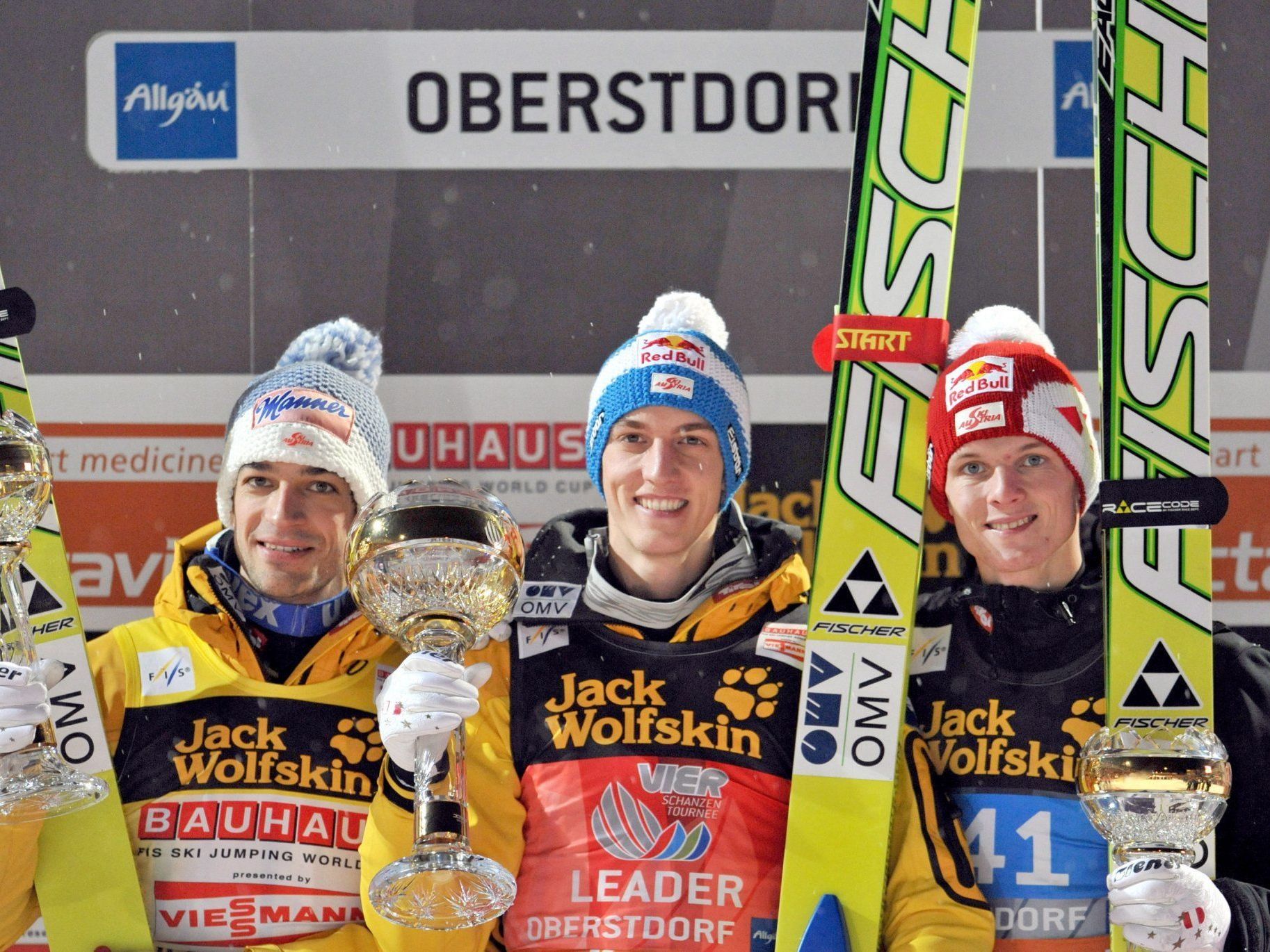 Schlierenzauer, Kofler, Morgenstern auf Kurs für 4. Tournee-Sieg in Serie. Schlierenzauer, Kofler, Morgenstern auf Kurs für 4. Tournee-Sieg in Serie.