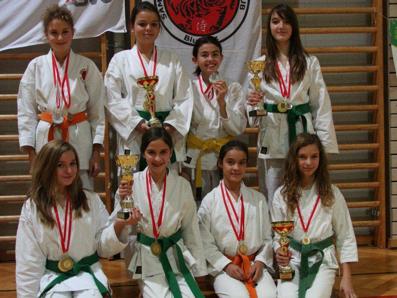 Das erfolgreiche Karate-Team
