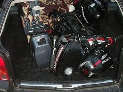 Das Diebes-Trio stahl über Jahre hinweg Boots-Motoren entlang der Donau Das Diebes-Trio stahl über Jahre hinweg Boots-Motoren entlang der Donau