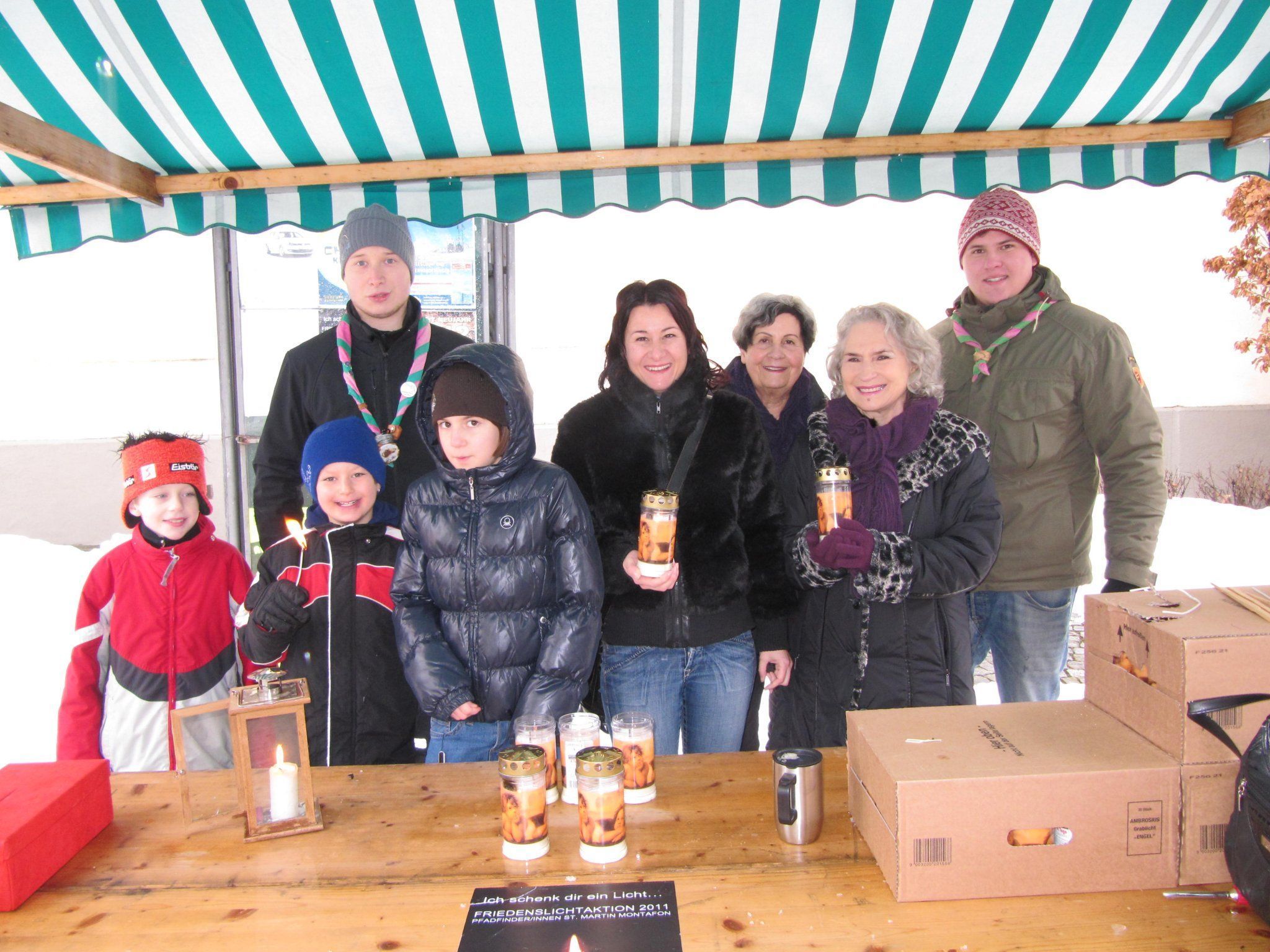 Die Pfadis und und die Damen vom Verein Geben für Leben fanden die Aktion toll. Die Pfadis und und die Damen vom Verein Geben für Leben fanden die Aktion toll.