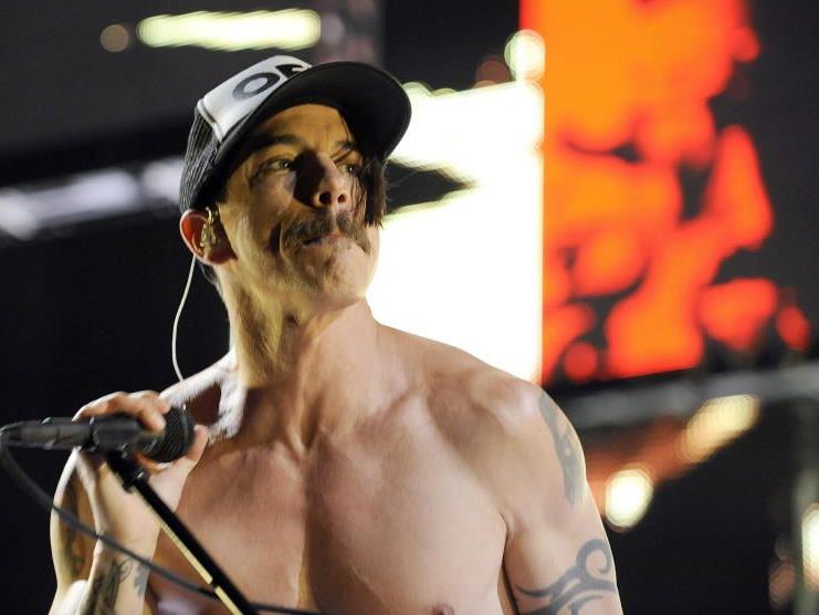 Der Frontmann der Red Hot Chili Peppers Anthony Kiedis in Wien.