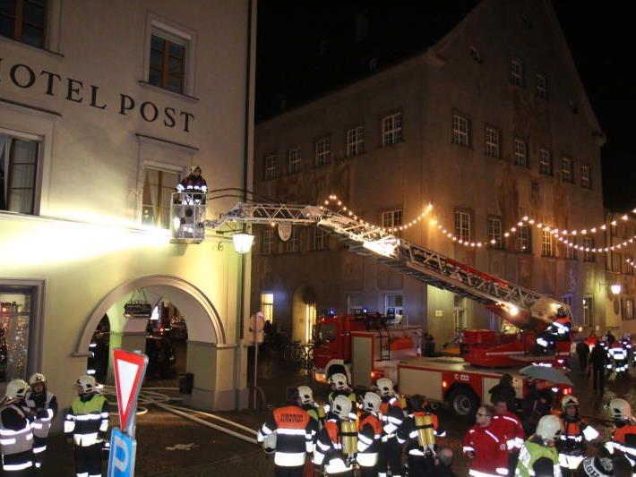 Großeinsatz für die Feuerwehren in Feldkirch