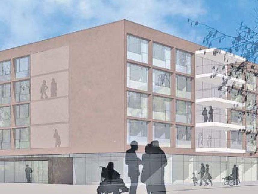 Das neue Seniorenheim in Hallein wird in Modulbauweise errichtet. Das neue Seniorenheim in Hallein wird in Modulbauweise errichtet.