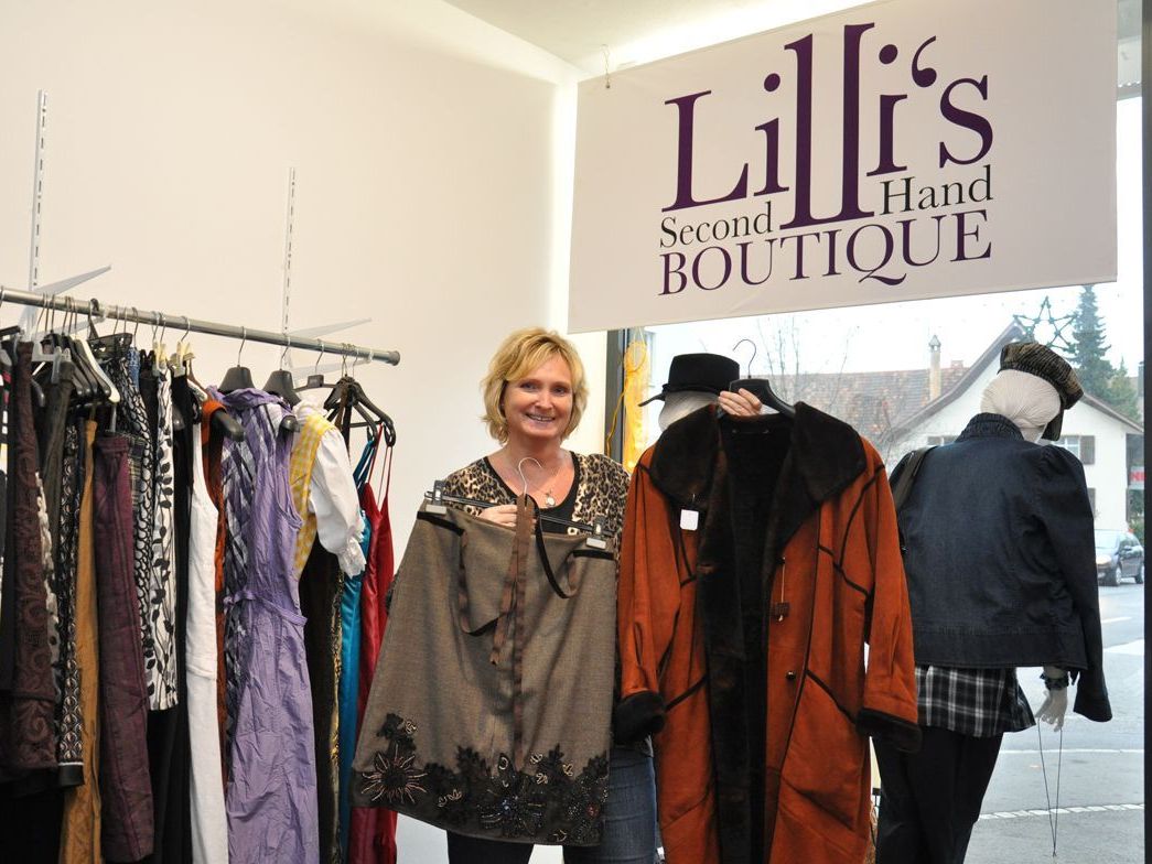 Lilli Bucher eröffnete vor einer Woche ihre Second-Hand-Boutique. Lilli Bucher eröffnete vor einer Woche ihre Second-Hand-Boutique.
