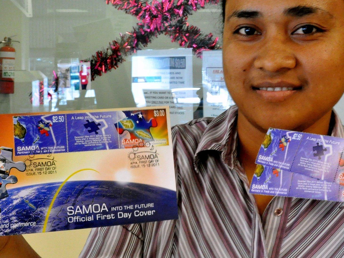 Seiner Zeit voraus: Samoa feierte schon um 11 Uhr MEZ den Jahreswechsel.