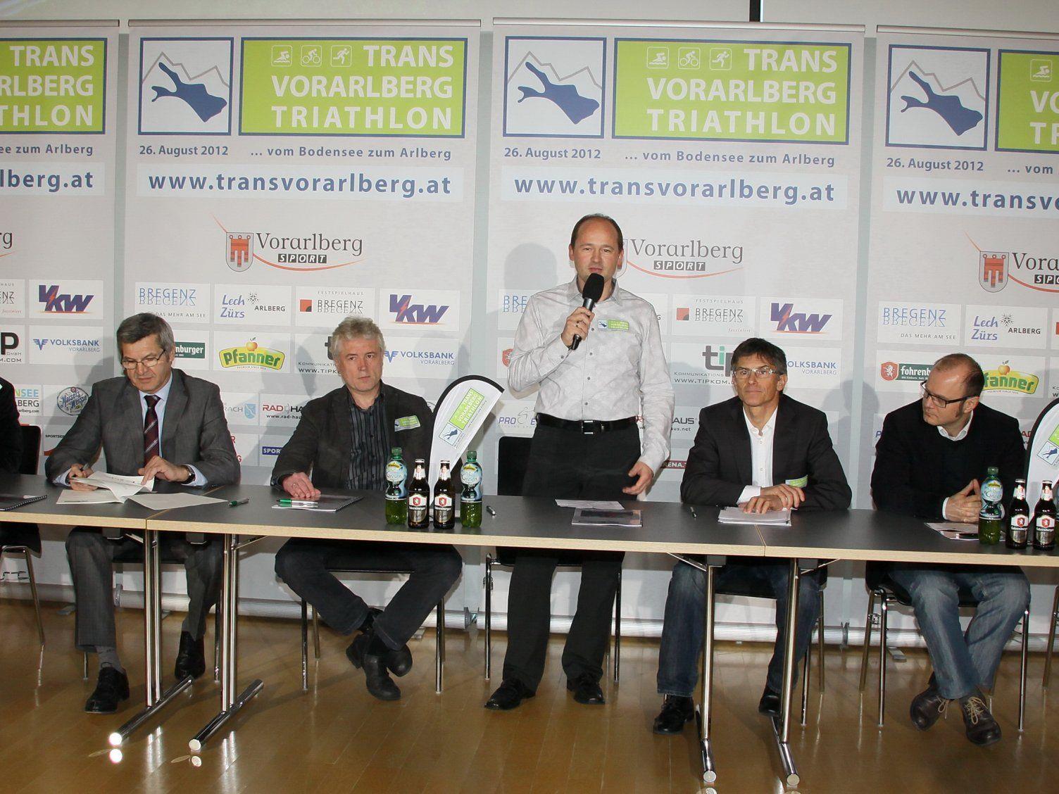 Trans Vorarlberg Triathlon wurde in Bregenz vorgestellt.