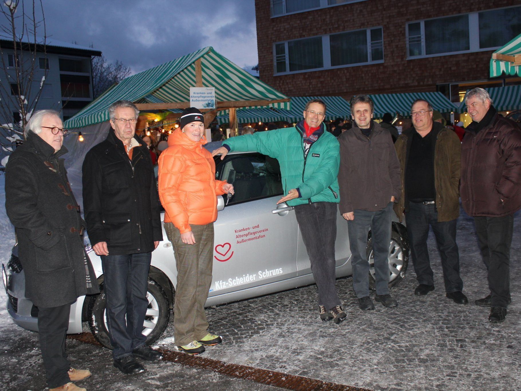 Autoübergabe an den KPV Aussermontafon