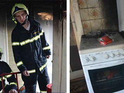 Die Feuerwehr war in Neunkirchen wegen einem brennenden Ölofen im Einsatz