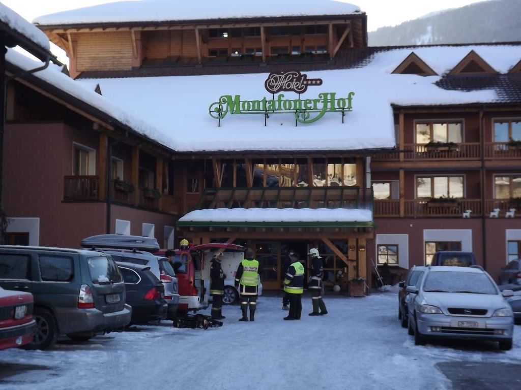 Chlorgasunfall in Tschaggunser Hotel. Chlorgasunfall in Tschaggunser Hotel.