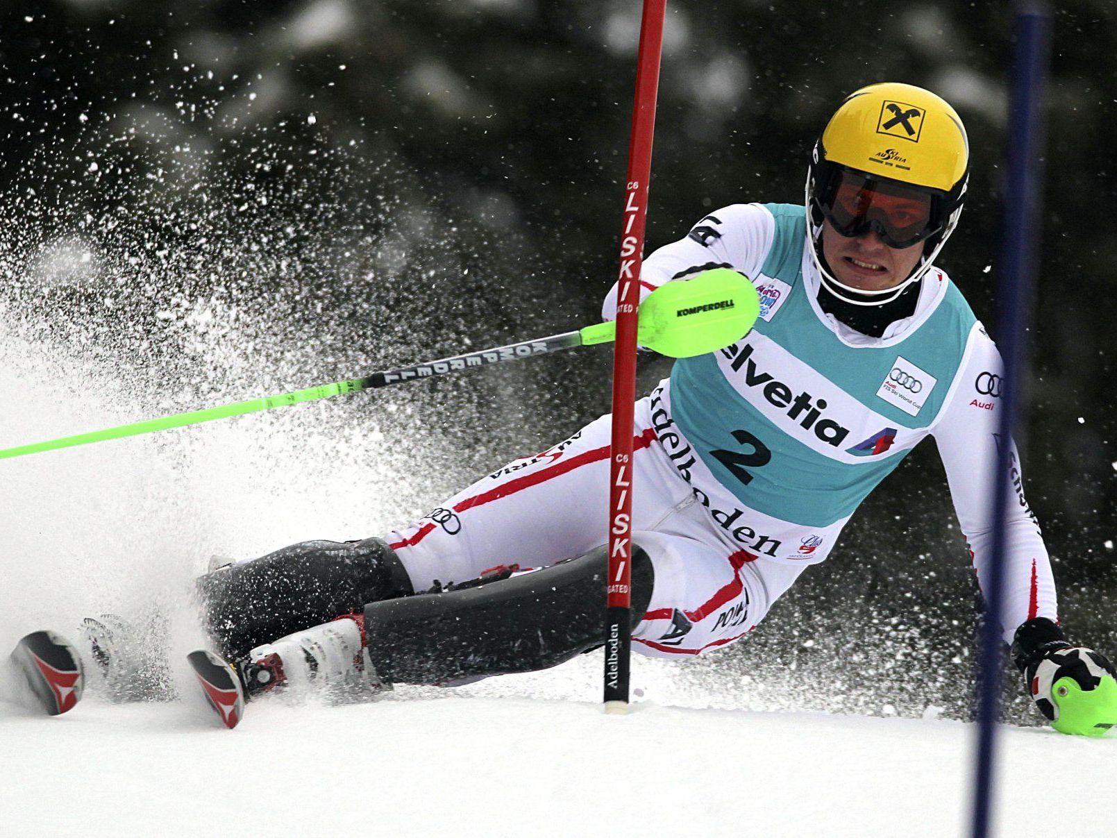 Marcel Hirscher konnte auch im Slalom alle hinter sich lassen. Marcel Hirscher konnte auch im Slalom alle hinter sich lassen.