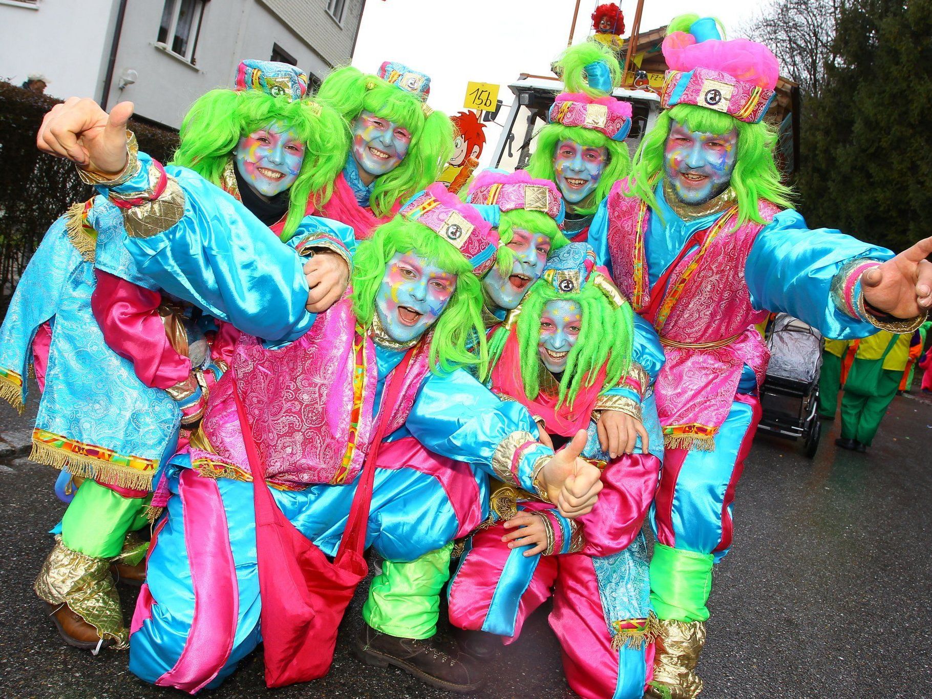 Bunte Gestalten beim Landesnarrentag in Koblach. Bunte Gestalten beim Landesnarrentag in Koblach.