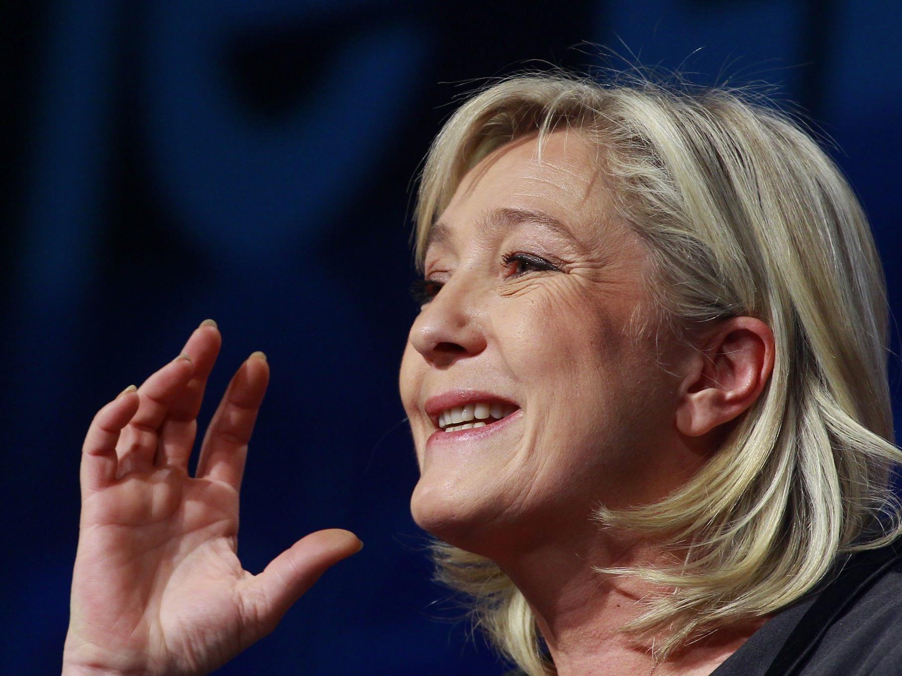 Im Umfragehoch: Marine Le Pen.