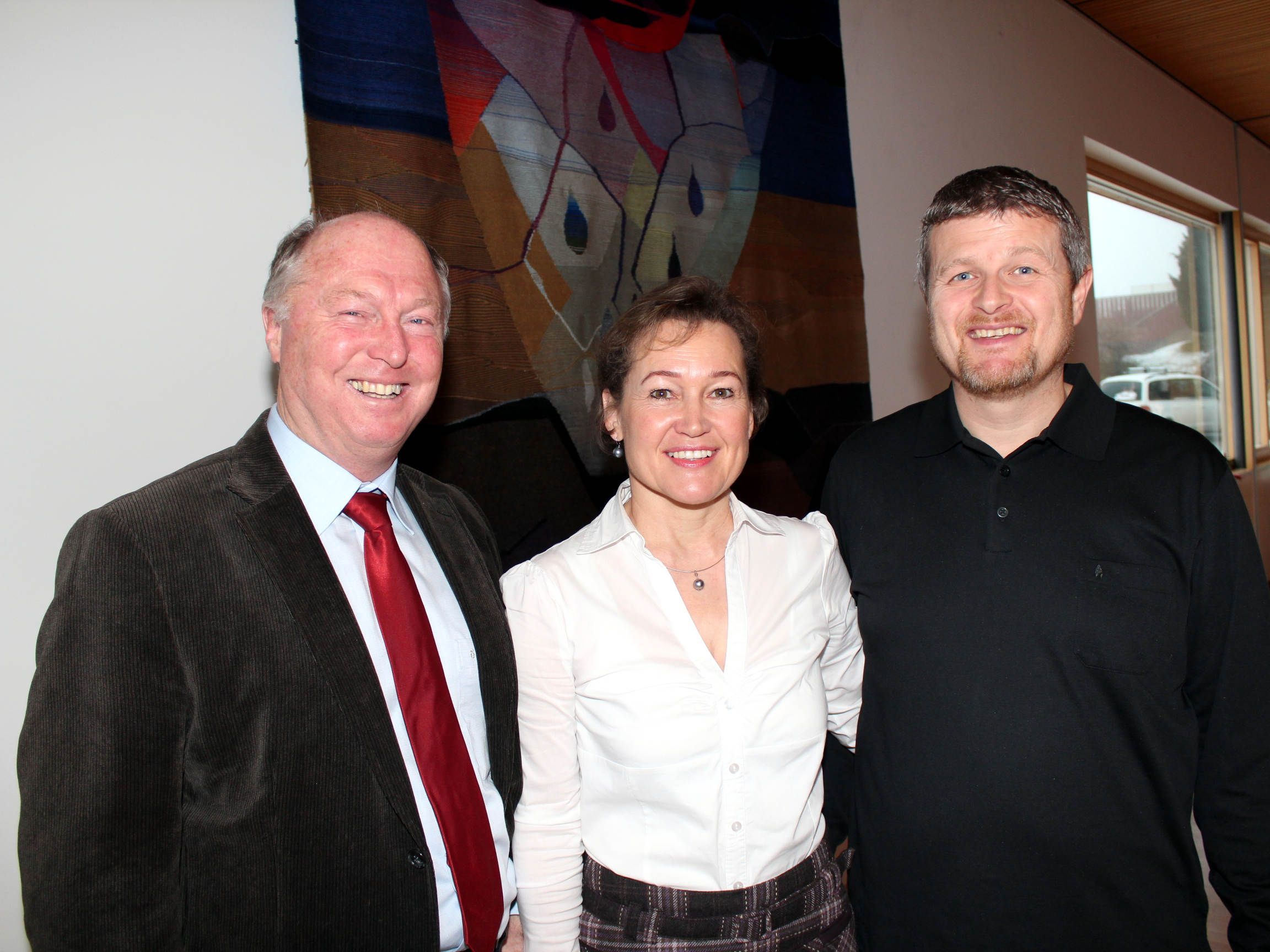 Bgm. Egon Troy, Birgit Giselbrecht-Plankel und Markus Böhler.