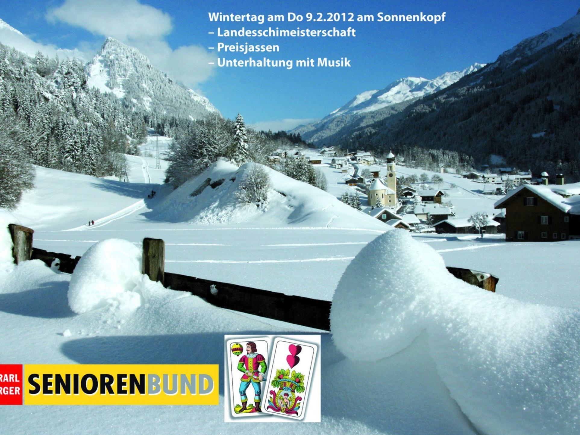 Der Vorarlberger Seniorenbund lädt ein zum Wintertag nach Dalaas.