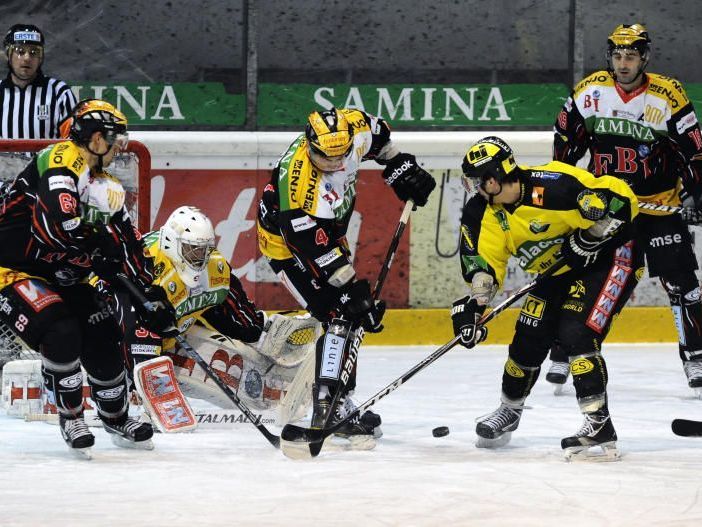 Die Abwehr der VEU Feldkirch ließ nur einen Gegentreffer zu Die Abwehr der VEU Feldkirch ließ nur einen Gegentreffer zu