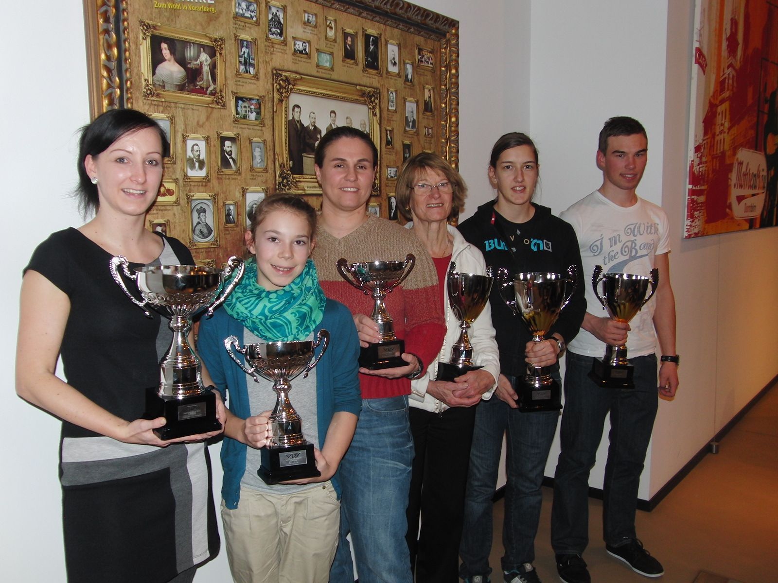 Die Geehrten im VLV-Nachwuchscup. Die Geehrten im VLV-Nachwuchscup.