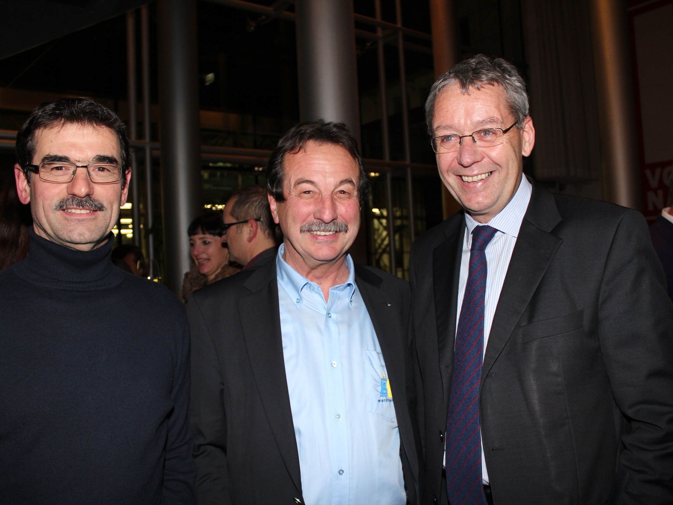 Josef Muxel, LStH Karlheinz Rüdisser und KR Walter Eberle Josef Muxel, LStH Karlheinz Rüdisser und KR Walter Eberle
